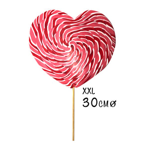 Love Heart Swirl Lollipop | PAPABUBBLE 西班牙手工糖 Best Gift for Events